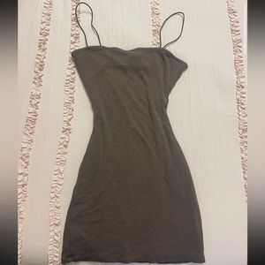 Brown Mini Dress
